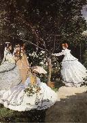 Claude Monet Women in the Garden oil painting picture wholesale